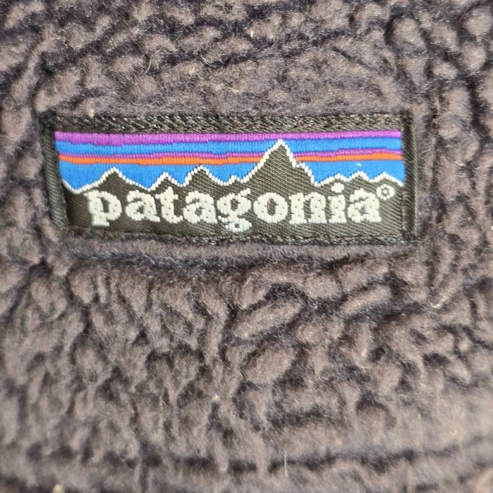 Vintage Patagonia Women's Bernese Mountain Fleece Quilted Jacket Sz Med 27440 - Picture 6 of 10